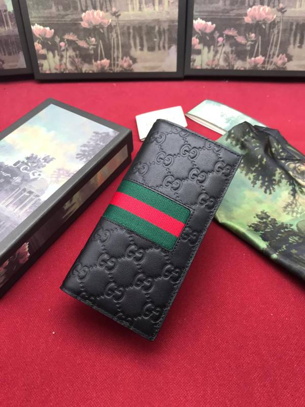 GUCCI グッチ 長財布 二つ折り財布 名刺入れ 408836-1 新作