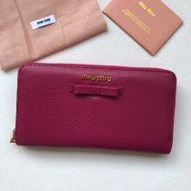MIUMIU ミュウミュウ 新作 長財布 ラウンドファスナー式財布 BLL-2001P80-MMM003-1