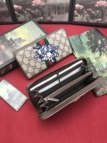 美品 GUCCI グッチ 長財布 ラウンドファスナー式財布 557696-3