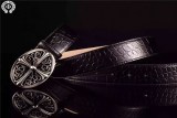 原版皮系列ChromeHearts クロムハーツ 革ベルト メンズベルト Hearts-belt047