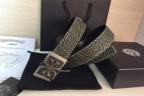 原版皮系列ChromeHearts クロムハーツ 革ベルト メンズベルト Hearts-belt056