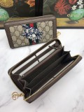 美品 GUCCI グッチ 長財布 ラウンドファスナー式財布 523154-3