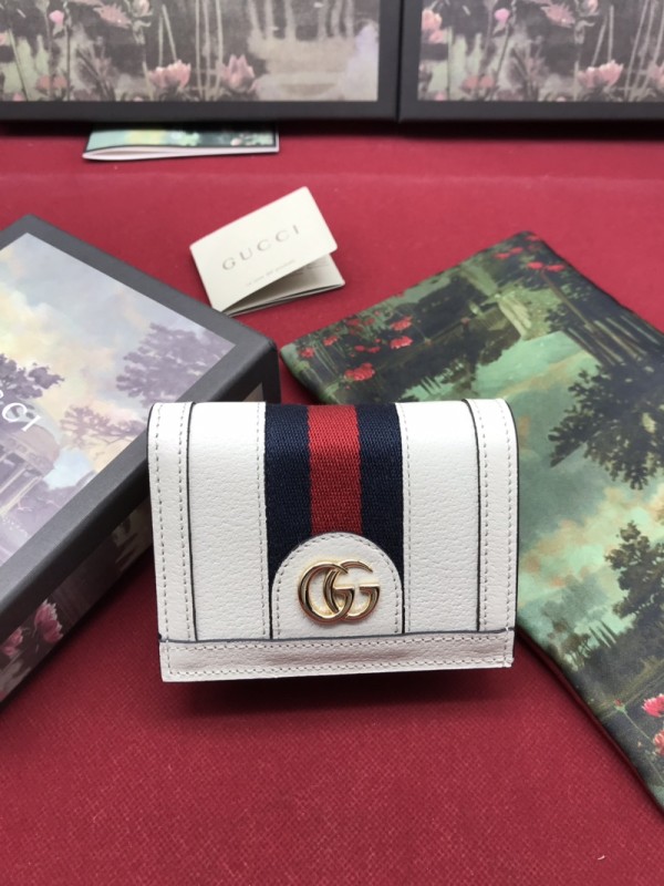 19SS美品 GUCCI グッチ 財布 名刺入れ  コインケース 523155-2