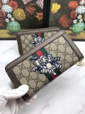 美品 GUCCI グッチ 長財布 ラウンドファスナー式財布 523154-3