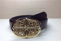 原版皮系列ChromeHearts クロムハーツ 革ベルト メンズベルト Hearts-belt042