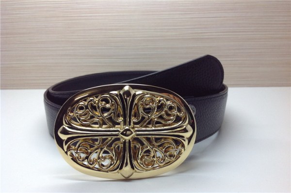 原版皮系列ChromeHearts クロムハーツ 革ベルト メンズベルト Hearts-belt042