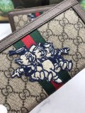 美品 GUCCI グッチ 長財布 ラウンドファスナー式財布 523154-3