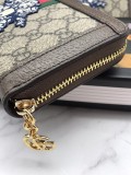 美品 GUCCI グッチ 長財布 ラウンドファスナー式財布 523154-3