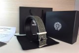 原版皮系列ChromeHearts クロムハーツ 革ベルト メンズベルト Hearts-belt054