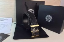原版皮系列ChromeHearts クロムハーツ 革ベルト メンズベルト Hearts-belt055