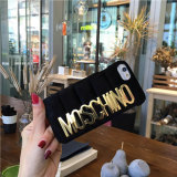 モスキーノ ブランド iPhonex/iPhone8/iPhone7/iPhone6スマホーケース ベルベット素材 手触り良いケース 輝いた光沢感  男女兼用 Moschinoケース