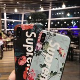 supreme 花柄 iphoneXケース お洒落 人気 iphone8/8plusケースジャケット 男性 女性