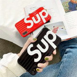 シュプリーム supreme iphone xs ケース アイフォンxr/xsMax カバー ブランド箱デザイン 3D手触り iphone x/8/7plus カバー 潮流 個性 芸能人愛用