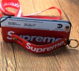 シュプリーム iphone xr/xs maxケース 高級革  supremeアイフォンxs/xカバー ストラップ付け iphone 7/8plusケース お洒落ジャケット