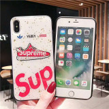 シュプリーム supreme iphone xs/xr/xsMax ケース iphone 8/8plus/7/7plus カバー 潮流 個性 お洒落 iphone テンアールカバー ファッション 英文字付き 激安新品