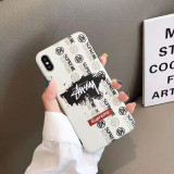 supreme stussy iphone xr/xs maxケース個性ブランド iphone 10s/xsケースオシャレ潮流 アイフォン 8/7 plusケース男女兼用