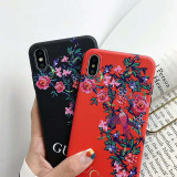 gucci iphone xr/xs maxケースグッチ iphone 10s/11/xiケースブランド花柄アイフォン x/8/7 plusスマホケースお洒落ペア 保護
