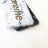 supreme iphone8ケース 大理石柄 iphone7/7plusケース ジャケット TPU材料製 iphone6s/6splusカバー カップル向け クール