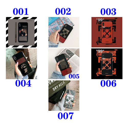 OFFWHITE オフホワイト iphone xrケース 人気 ブランド iphone xs maxケース iphone xs/x/8Plusケース 光沢感 芸能人愛用
