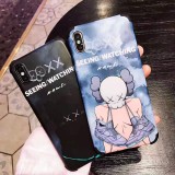 Kaws iphone11/11pro/11pro maxケース可愛いアイフォンxs/xr/xs maxケース個性iphone7/8/plusケース耐衝撃 激安新品