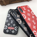 ルイヴィトン iphone xr/xs maxケース 高級コラボ シュプリーム アイフォンxs/xカバー  モノグラム supreme iphone 6s/7/8plusケース 個性ジャケット