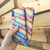 シュプリーム iphone xr/xs ケースシンブル風 ブランド  supremeアイフォンテンアール/xs マックスカバー人気潮流 iphone xs/x/8plusケース 激安