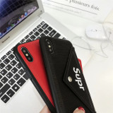 シュプリーム iphone xr/xs maxケース お洒落 アイフォンテンアール/xs マックスカバー 人気潮流 supreme iphone 6s/7/8plusケース 個性 iphone x/xsケース