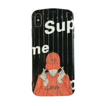 シュプリーム supreme iphone xrカバー iphone xs maxケース ブランド箱デザイン 3D手触り アイフォンx/8/7plusケース 潮流 おしゃれ 耐衝撃