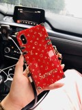 シュプリームxルイヴィトンコラボ iphone 9/xs plusケース 人気潮流 ブランド supreme アイフォン x plus/8 カバー ストラップ付け レデイース向け