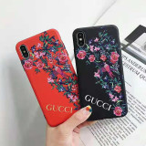 gucci iphone xr/xs maxケースグッチ iphone 10s/11/xiケースブランド花柄アイフォン x/8/7 plusスマホケースお洒落ペア 保護