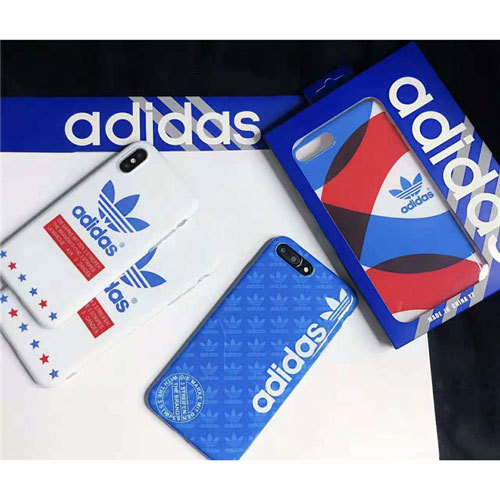 adidas iphone xr/xs maxケースアディダス iphoneXI/11r/11 maxケーススポーツ風オシャレiphone x/8/7 plusブランド ファッション男女兼用