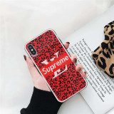 ルイヴィトン iphone xr/xs maxケース 高級コラボ シュプリーム アイフォンxs/xカバー  オシャレ supreme iphone 6s/7/8plusケース 豹紋