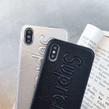 シュプリーム iphone xr/xsケース お洒落 ブランド supreme iphone x/xs maxカバー アイフォン8/7plusケース ペア向け