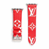 LVルイヴィトン 腕時計交換バンド クロコ型押し 丈夫 ルイヴィトン 腕時計交換ベルト 高級品 ８色お揃い