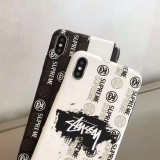 supreme stussy iphone xr/xs maxケース個性ブランド iphone 10s/xsケースオシャレ潮流 アイフォン 8/7 plusケース男女兼用