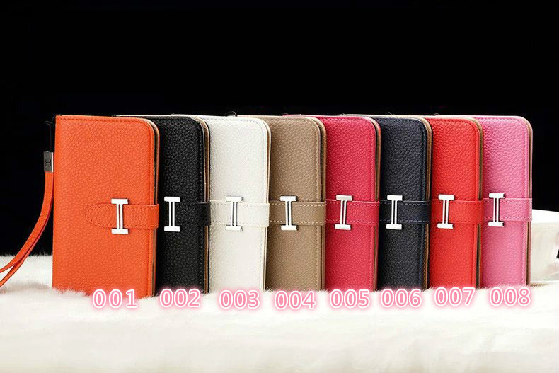 HERMÈS 手帳型ケース ブラウン HERMES エルメス フラップ シェーブル 手帳カバー ケース