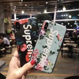 supreme 花柄 iphoneXケース お洒落 人気 iphone8/8plusケースジャケット 男性 女性