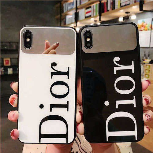 ディオール  iphone xr/xs maxケース お洒落ブランド アイフォンxs/xカバーミラー付け Dior iphone 7/8plusケース 芸能人愛用