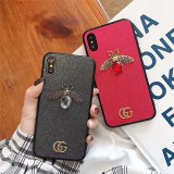 グッチ iphone xr/xs/xs max手帳型ケース  可愛い ブランド gucci アイフォンテンアール/x/xs マックスカバー GGロゴ付け 蜂 個性ジャケット 芸能人愛用