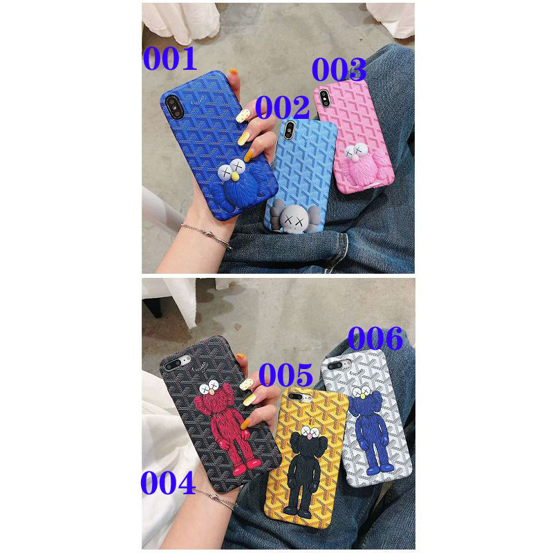Goyard ゴヤール Kawsコラボ Iphone Xrケース ブランド Iphone Xs Maxカバー オシャレ 人気 Iphone Xs