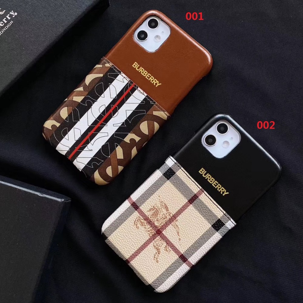 Burberryバーバリー Iphone11 11pro 11pro Maxケース手帳型 保護カバー高級感 衝撃防止