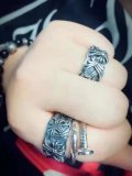 ChromeHearts クロムハーツ100% 925シルバー 正規品品質 リング 【指輪】恋人 ch678125J