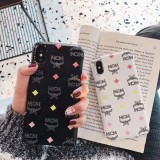 エムシーエム iphone xr/xs maxケース ユニークロゴ MCM iphone xs/xケース ファッション アイフォン7/8s plusカバー 可愛い 男女兼用