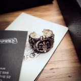 ChromeHearts クロムハーツ100% 925シルバー 正規品品質 リング 【指輪】恋人 ch678130A