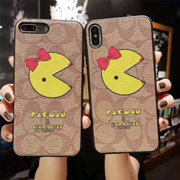 coach iphone xr/xs maxケースブランド iphone 11R/xケースコーチ 個性パロディ風アイフォン 8/7plusケース耐衝撃 激安