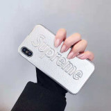 シュプリーム iphone xr/xsケース お洒落 ブランド supreme iphone x/xs maxカバー アイフォン8/7plusケース ペア向け