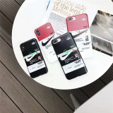 ナイキiphone xr/xs ケース運動風 ブランド  アイフォンテンアール/xs マックスカバー個性 iphone xs/x/8plusケース ペアむけ