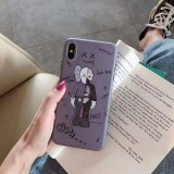 KAWS　可愛いiphone11/11pro/11pro maxケース即納品 オシャレブランドiphone   x/xs/xr/xs maxケース個性iphone7/8/plusケースジャケット型 耐衝撃