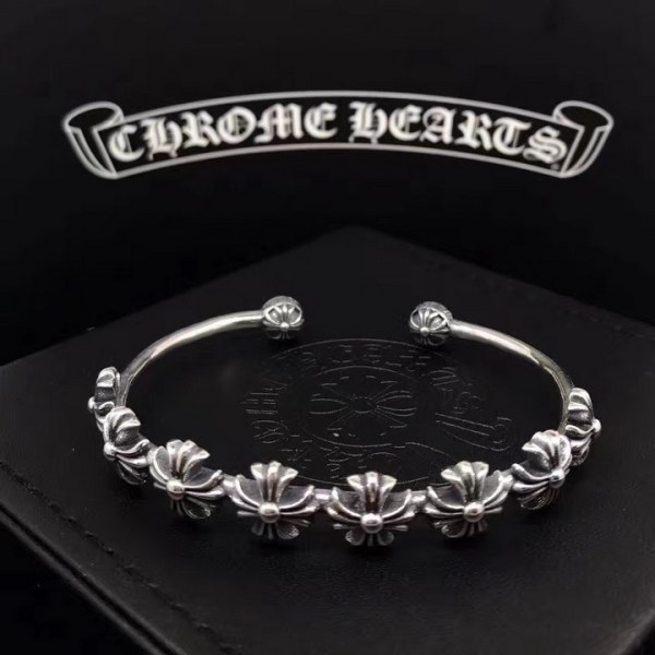 ChromeHearts クロムハーツ100% 925シルバー 正規品品質 男女用 カフブレス ch678195F