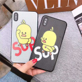 シュプリーム iphone xrケース 可愛い アイフォン xs/xs maxカバー ダック付け iphone 8/7plusケース 個性ジャケット